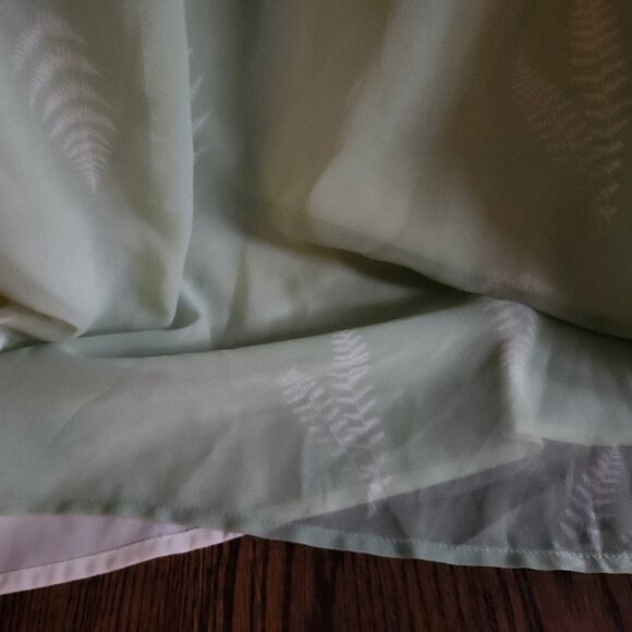 Fern print Maxi-dress by Modcloth, mint green, size 3x - Picture 5 of 8